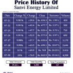 price history sanvi